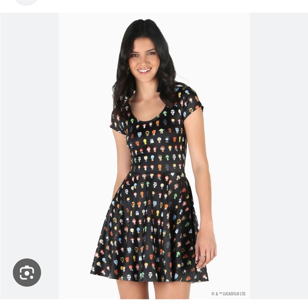 EUC RARE BLACKMILK STAR WARS 8 Bit Cap Sleeve Slater Dress XL